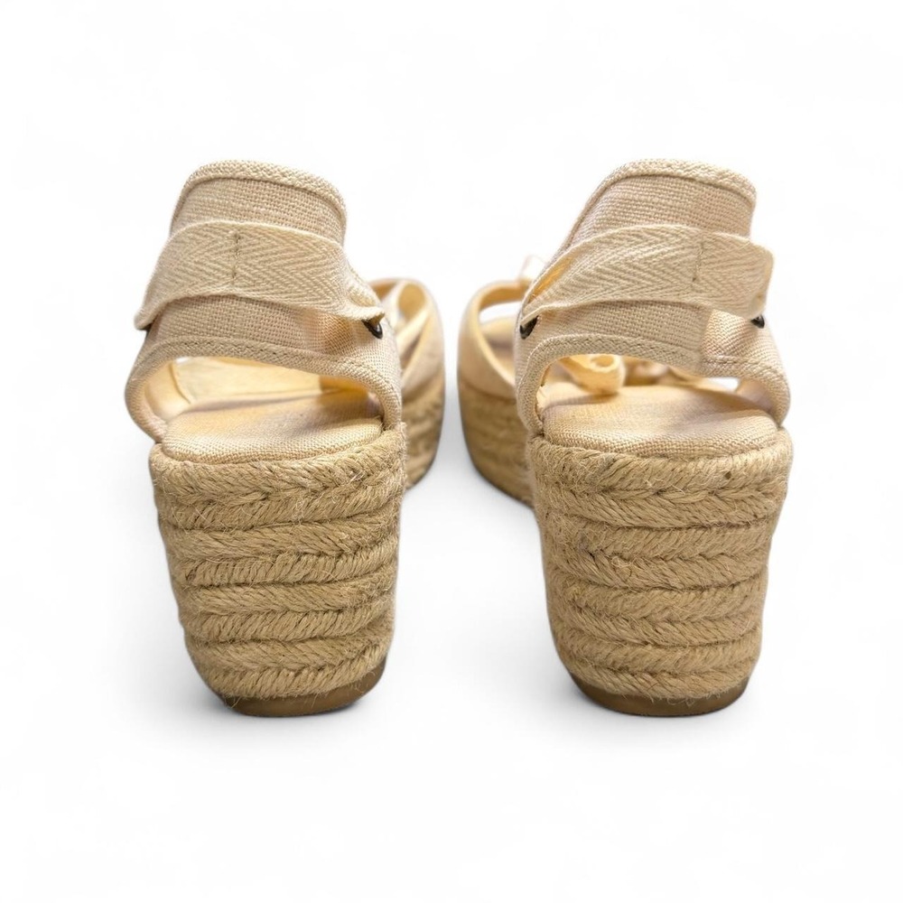 Womens Soludos platform wedge espadrilles shoes size 7.5 - Picture 4 of 8